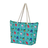 Sanrio Soleil Strand-Tasche Hello Kitty Palms Turquoise