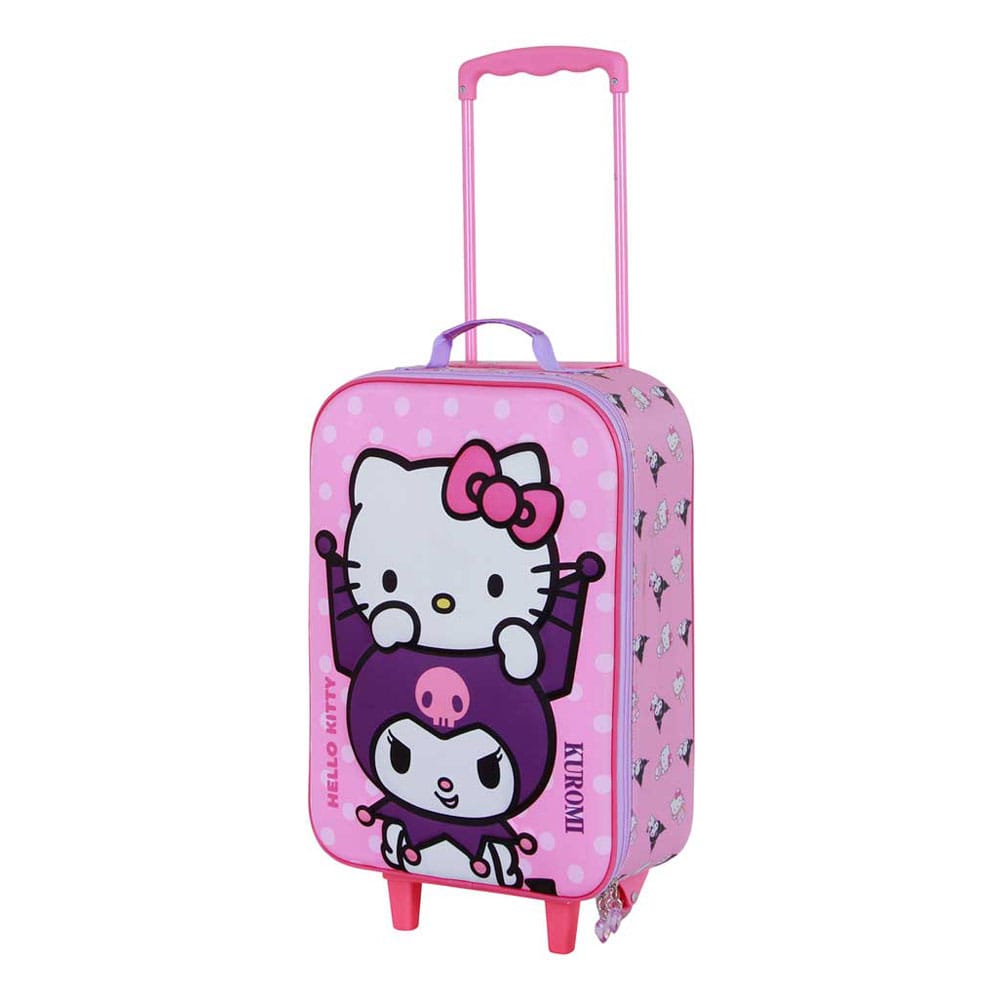 Sanrio Soft 3D Koffer Trolley Hello Kitty Playful Pink 52 cm