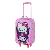Sanrio Soft 3D Koffer Trolley Hello Kitty Playful Pink 52 cm