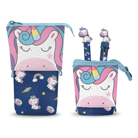 Oh My Pop! Pop Up Federmäppchen mit Zehnfarbkugelschreiber & löschbarem Gelstift Sweety