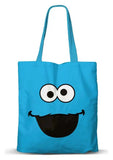 Sesamstraße FAN Einkaufstasche Cookie Monster Face