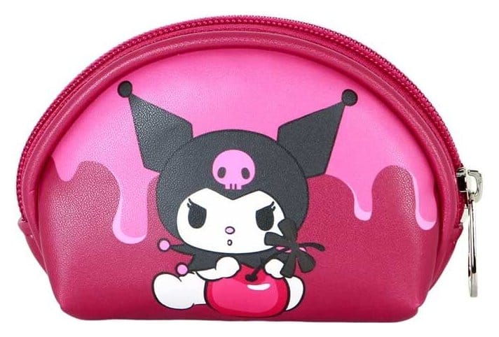 Sanrio Casual Oval Geldbörse Kuromi Cherry