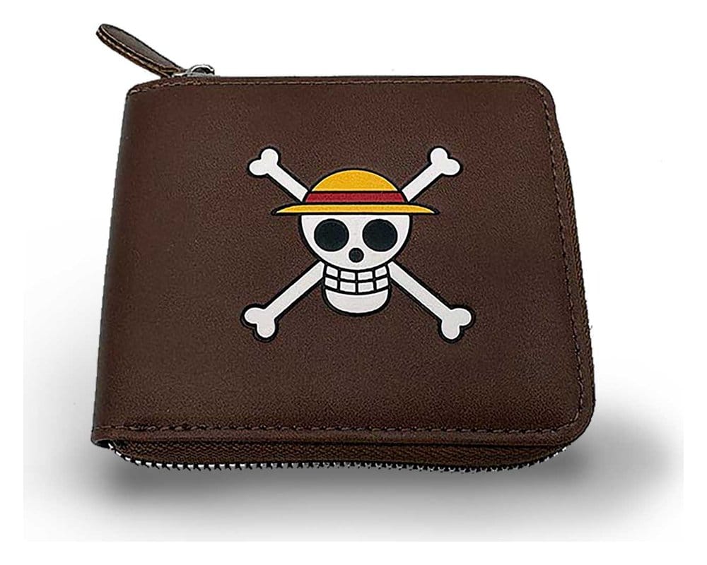 One Piece Geldbörse Man Zip Skull