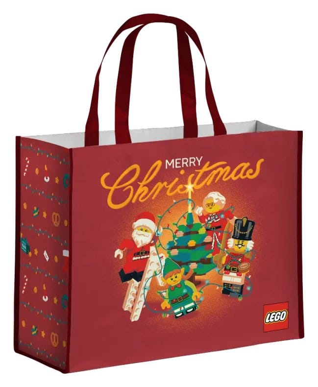 Lego Einkaufstasche Frohe Weihnachten