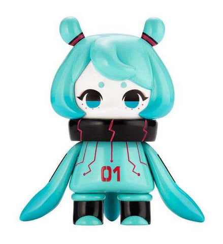 Hinomoto Heavy Industries Actionfigur Ocean Exploration Robot Denshitako No. 3 Hatsune Miku Color Ver. 9 cm