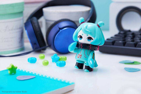 Hinomoto Heavy Industries Actionfigur Ocean Exploration Robot Denshitako No. 3 Hatsune Miku Color Ver. 9 cm