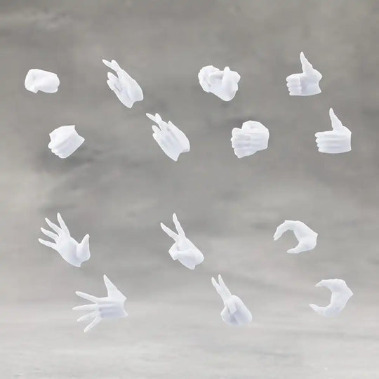 Megalomaria Unlimited Universe Model Kit Zubehör-Set Ex Hand Unit Female Type A WHITE Ver.