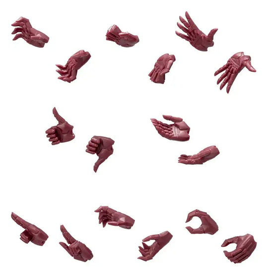 Megalomaria Unlimited Universe Model Kit Zubehör-Set Ex Hand Unit Male Type A Red Ver.