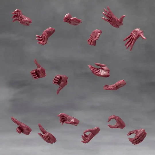 Megalomaria Unlimited Universe Model Kit Zubehör-Set Ex Hand Unit Male Type A Red Ver.
