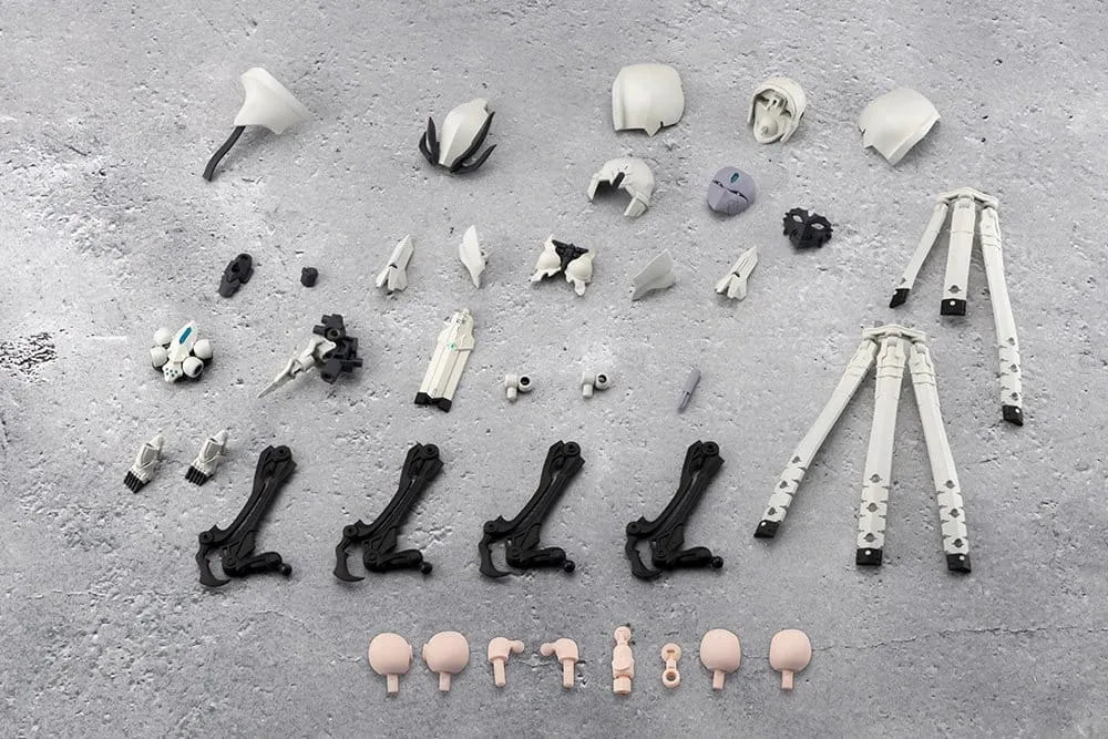 Megalomaria Unlimited Universe Plastic Model Kit Zubehör-Set Metamorphose Unit Exarmor White Sorceress