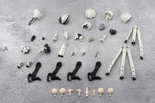 Megalomaria Unlimited Universe Plastic Model Kit Zubehör-Set Metamorphose Unit Exarmor White Sorceress