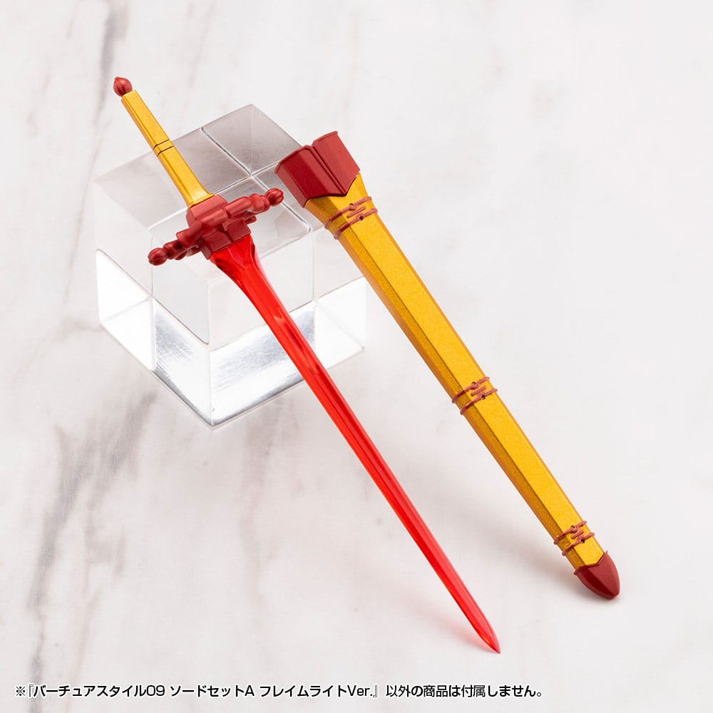 Kotobukiya M.S.G. Model Kit Zubehör-Set Virtuous Style 09 Sword Set A Flamerite Ver.