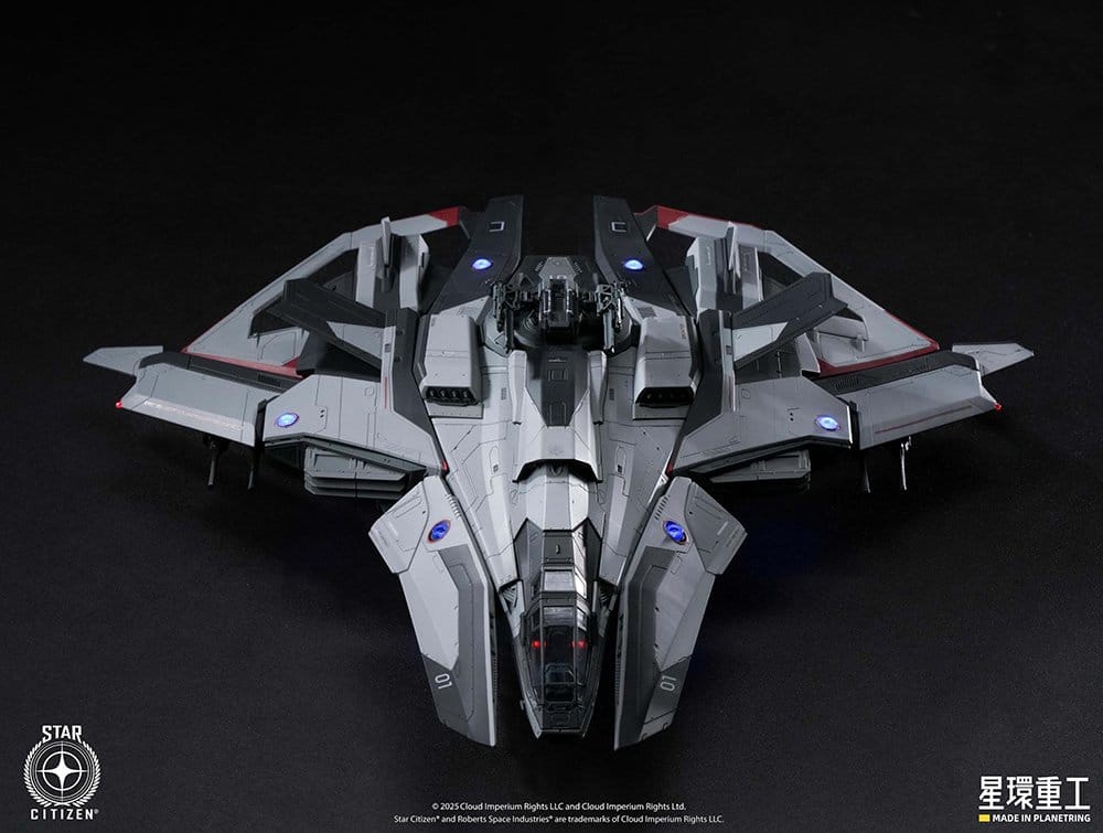 Star Citizen Plastic Pre-assembled Model Kit 1/100 Anvil F8C Lightning Pre-Assembled Finished Model Ver. 25 cm