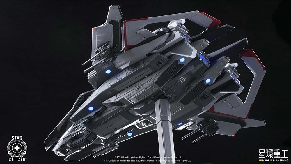 Star Citizen Plastic Pre-assembled Model Kit 1/100 Anvil F8C Lightning Pre-Assembled Finished Model Ver. 25 cm