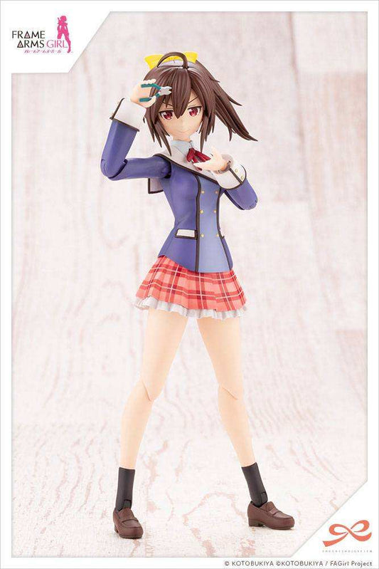 Sousai Shojo Teien Plastic Model Kit 1/10 Ao Gennai Wakaba Girls' High School Winter Clothes 16 cm