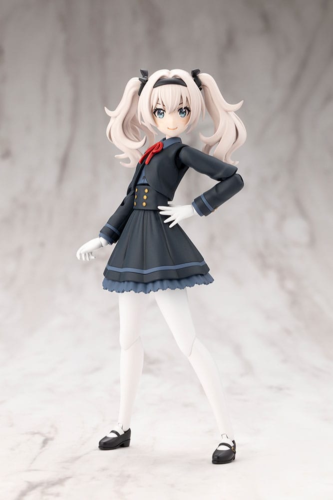 Sousai Shojo Teien Plastic Model Kit 1/10 Emma Koishikawa Nocturne with Honda AB12 Motocompo 14 cm