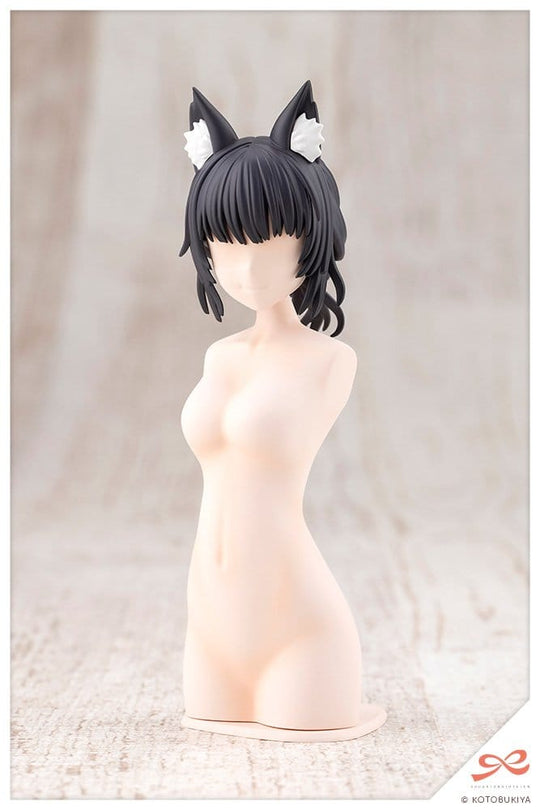 Sousai Shojo Teien Model Kit Zubehör-Set Arranged Wigs Animal Ears Messy Bun Fox 9 cm