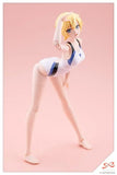Sousaishojoteien Plastic Model Kit 1/10 Rui Saotome Touou High School Competitive Swimsuit Dreaming Style White Dolphin 16 cm