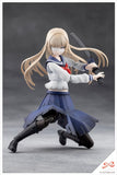 Sousai Shojo Teien Plastic Model Kit 1/10 Kuon Yakushiji Maria Kagaribi Damage Ver. School Girl Emulation 16 cm