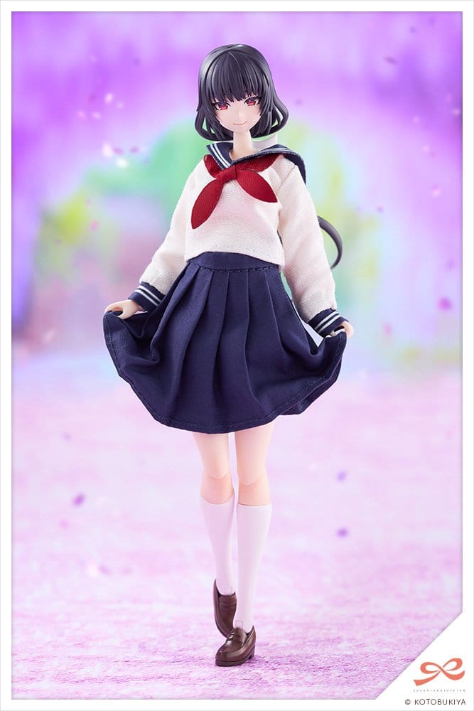 Sousaishojoteien Plastic Model Kit 1/10 Kiru Pla Kuon Yakushiji Touou High School Uniform 16 cm