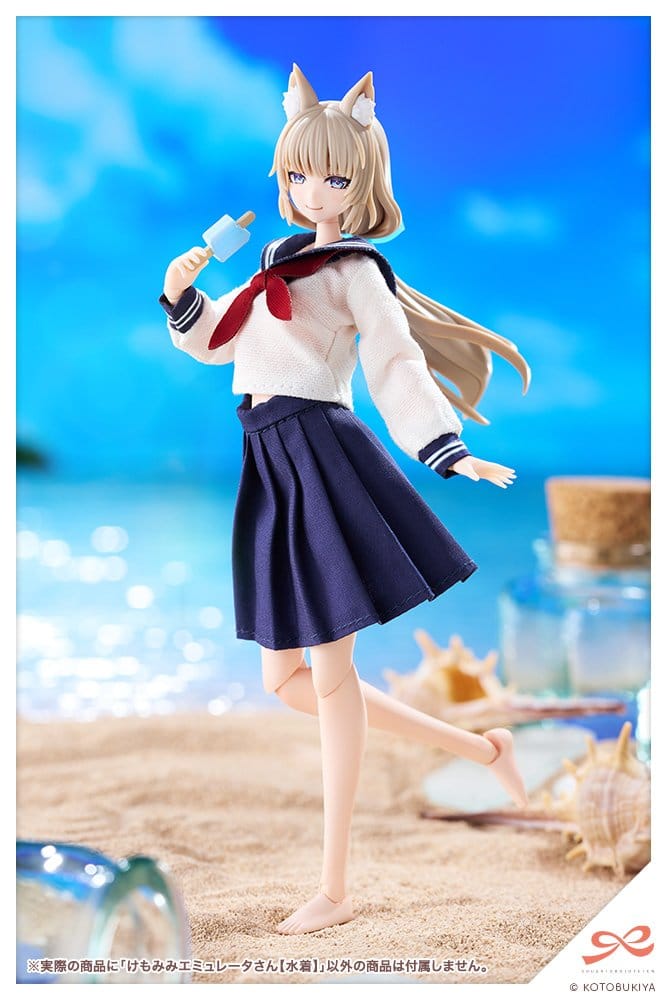 Sousaishojoteien Plastic Model Kit 1/10 Animal Ears Emulator Swim Style 17 cm