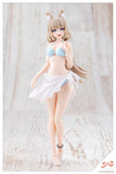 Sousaishojoteien Plastic Model Kit 1/10 Animal Ears Emulator Swim Style 17 cm