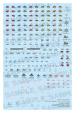 Megami Device M.S.G. Zubehör-Set für Plastic Model Kits Yggdrasis Garm Ripper Avalanche Eye Decal Set