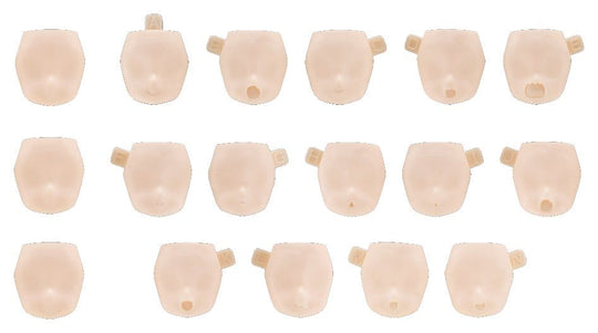 Megami Device M.S.G. Zubehör-Set für Plastic Model Kits 10 Face Set Puni Mofu 01 Skin Color A