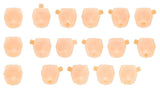 Megami Device M.S.G. Zubehör-Set für Plastic Model Kits 1/1 10 Face Set Puni Mofu 01 Skin Color D