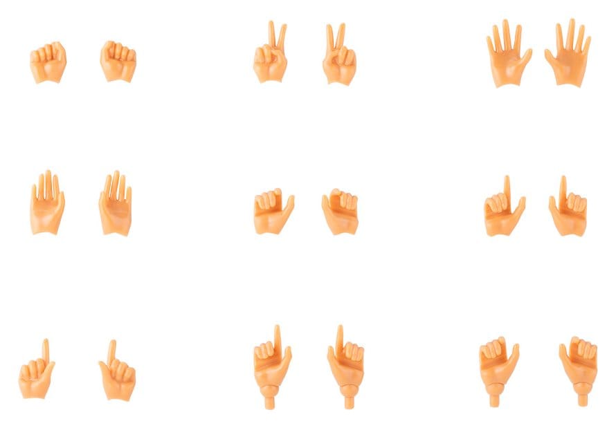 Megami Device M.S.G. Zubehör-Set Plastic Model Kits 1/1 09 Hand Set Skin Color E