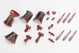 Kotobukiya M.S.G. Zubehör-Set für Plastic Model Kits Mission Cloak Deep Red Ver. 4 cm