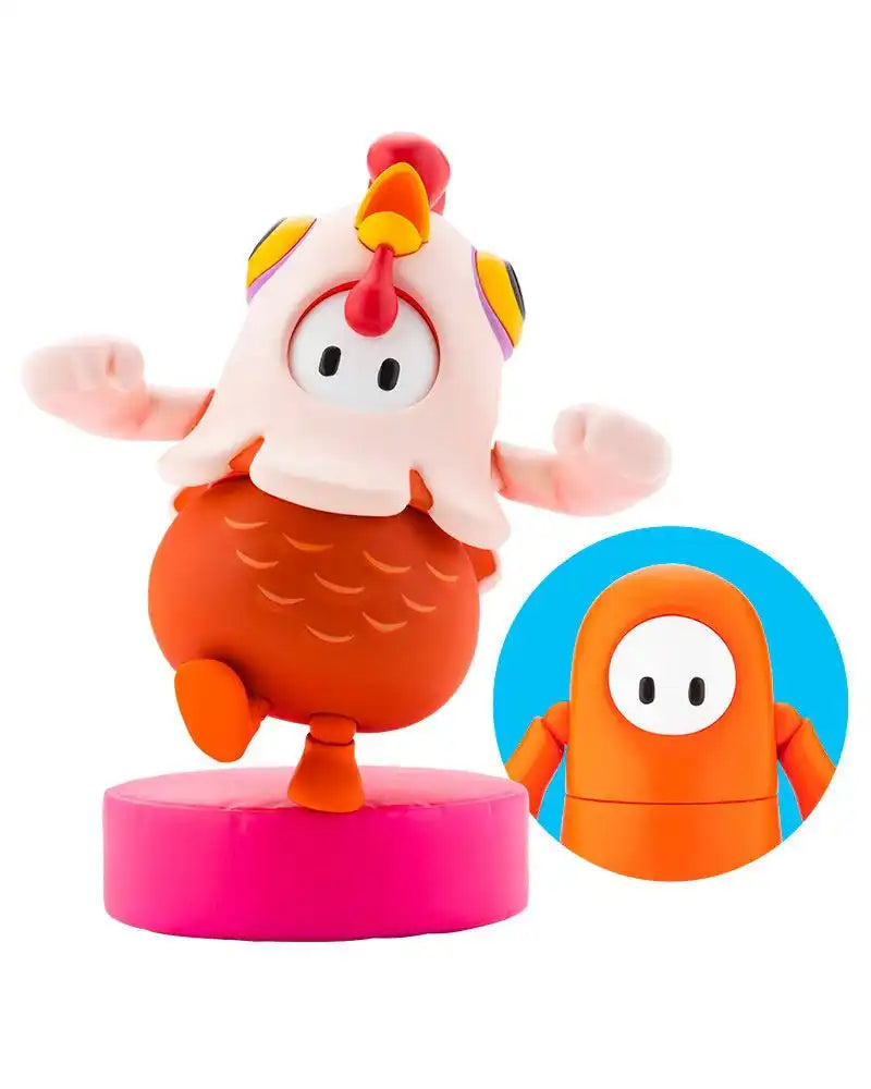 Fall Guys: Ultimate Knockout Actionfigur 1/20 Pack 01 Movie Star / Chicken Skin 8 cm