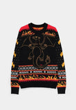 Pokémon Christmas Pullover Glurak Größe M