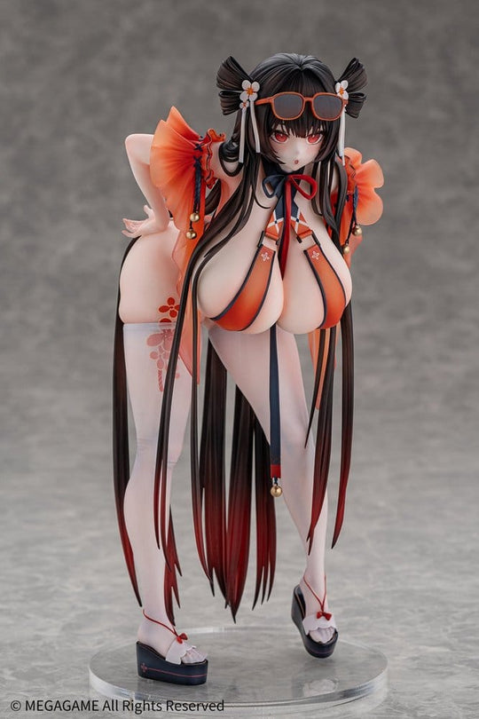 Daiblos Core PVC Figur 1/6 Maree Rouge Rakubai no Utage 25 cm