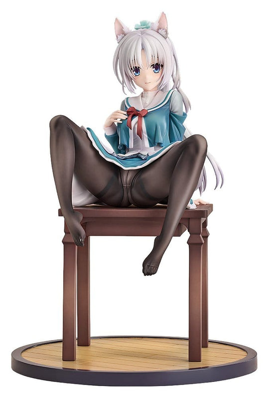 Senren*Banka PVC Figur 1/7 Yoshino Tomotake Animal Ears School Uniform Ver. 21 cm