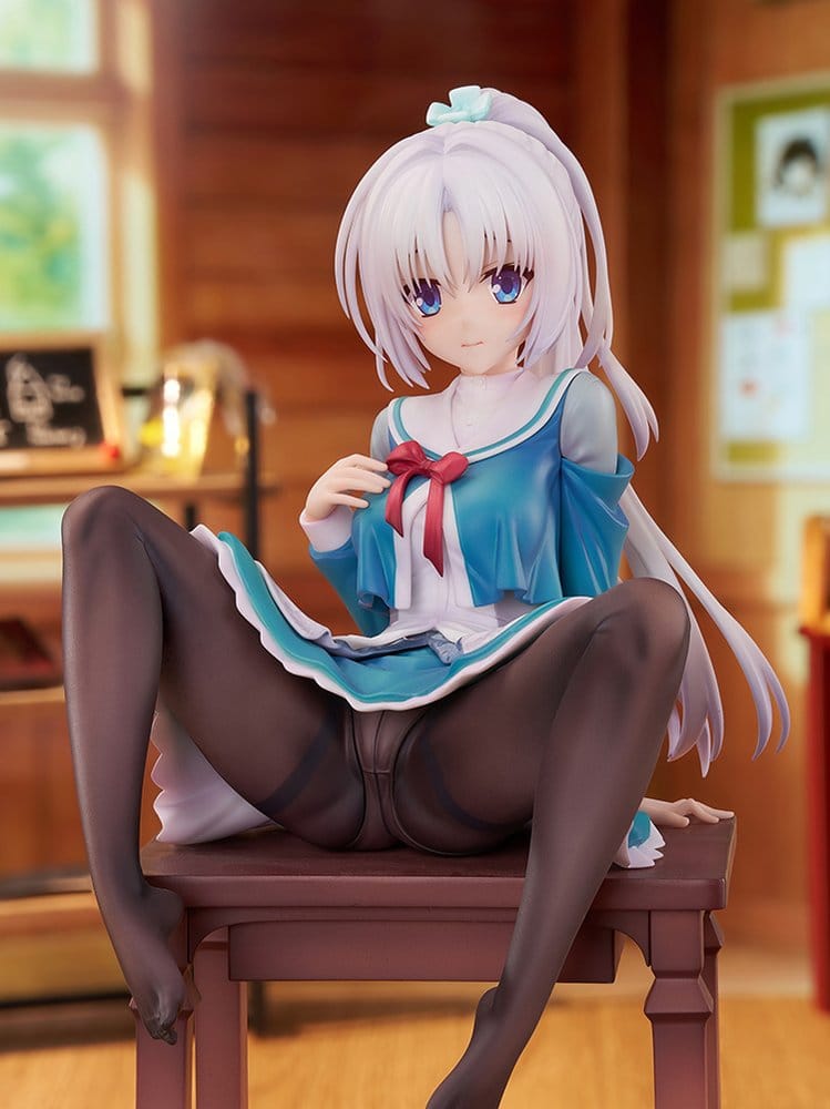 Senren*Banka PVC Figur 1/7 Yoshino Tomotake Animal Ears School Uniform Ver. 21 cm