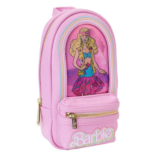 Mattel by Loungefly Federmäppchen Mini Backpack Barbie 65th Anniversary Doll Box