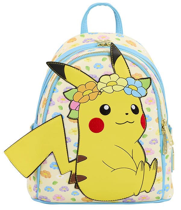 Pokemon by Loungefly Mini Rucksack Sleeping Pikachu Floral Crown