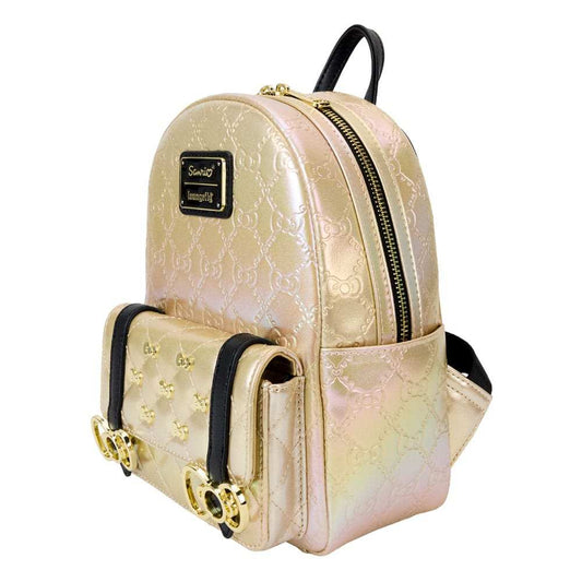 Hello Kitty 50th Anniversary by Loungefly Mini Rucksack Metallic Gold