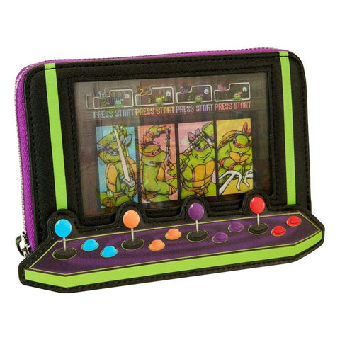 Teenage Mutant Ninja Turtles by Loungefly Geldbeutel 40th Anniversary Vintage Arcade