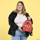 Cars by Loungefly Mini Rucksack 20th Anniversary Lightning McQueen Metallic LightUp