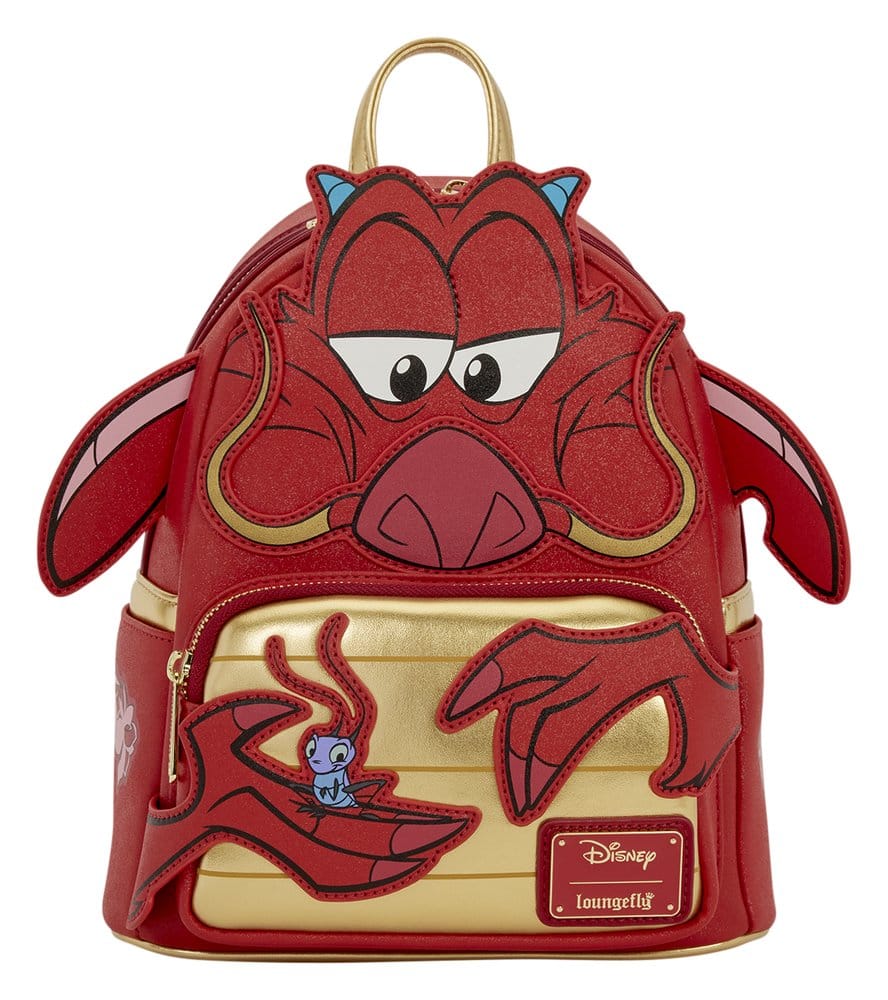 Mulan by Loungefly Mini Rucksack Mushu Glitter