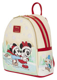 Mickey & Friends by Loungefly Mini Rucksack mit Haarband Halterung Ice Skating