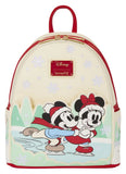 Mickey & Friends by Loungefly Mini Rucksack mit Haarband Halterung Ice Skating