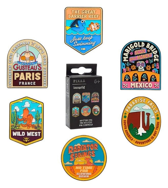 Disney Pixar Ansteck-Pins NATIONAL PARK STICKER MYPIN Blind Display (12)