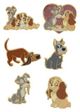 Disney by Loungefly Ansteck-Pins Lady and the Tramp Blind Display (12)