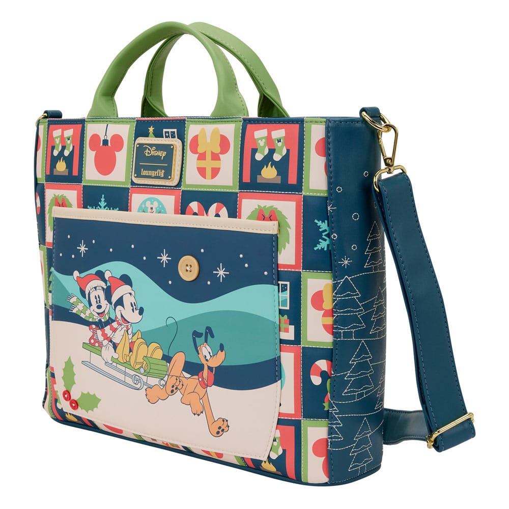 Disney by Loungefly Tragetasche Mickey and Minnie Holiday