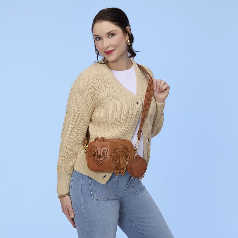 Chip und Chap - Die Ritter des Rechts by Loungefly Sling Brusttasche / Umhängetasche mit Geldbeutel Corduroy
