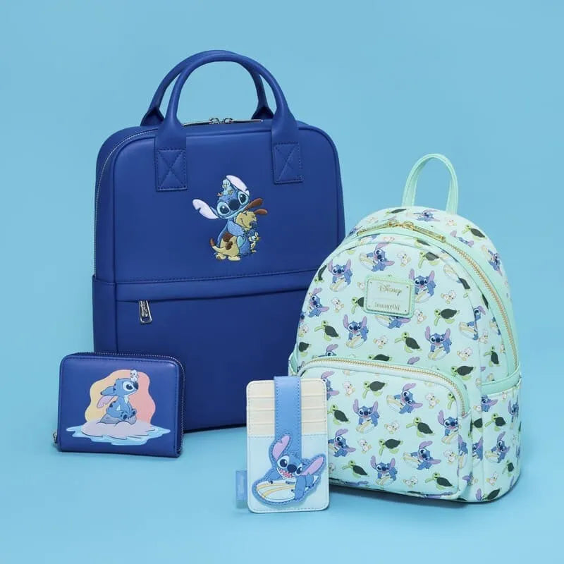 Disney by Loungefly Karten-Etui Lilo & Stitch Animal Friends Surfing