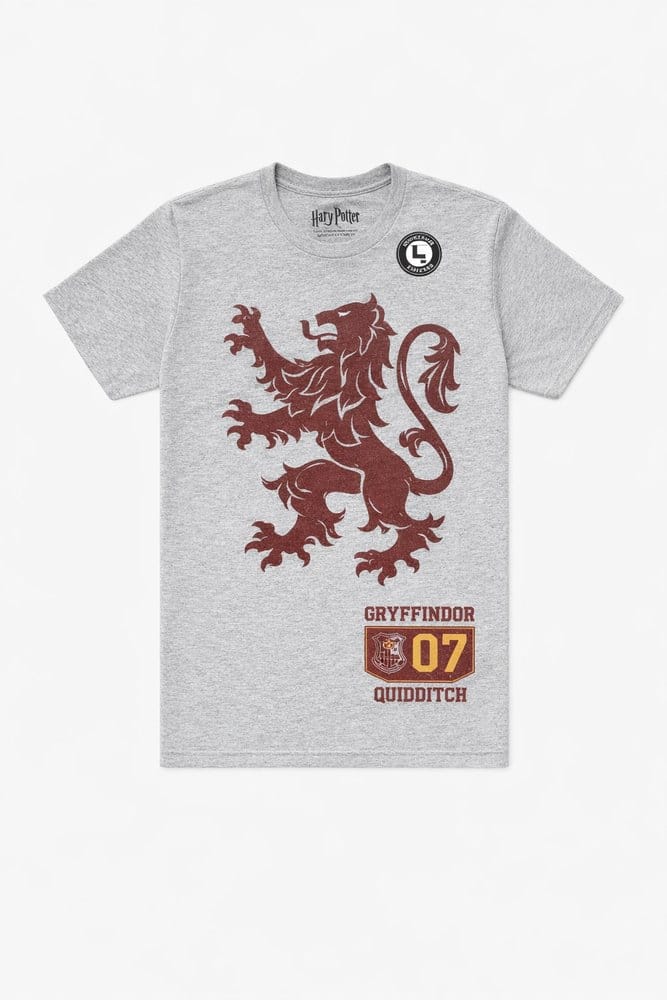 Harry Potter T-Shirt Gryffindor 07 Quidditch Lion Crest Größe S